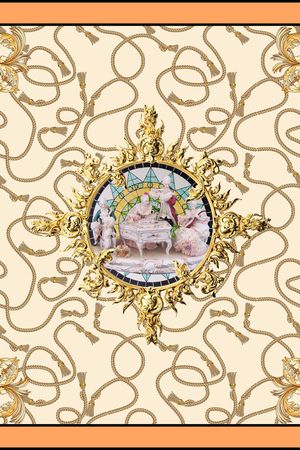 复古印花华亿平台图片