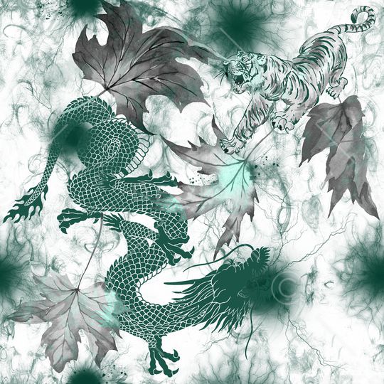 复古印花华亿平台图片