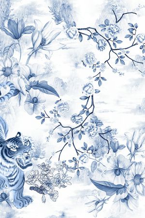 复古印花华亿平台图片