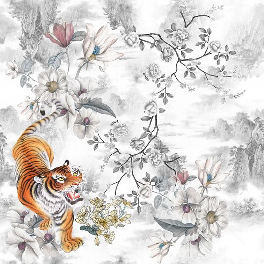 复古印花华亿平台图片