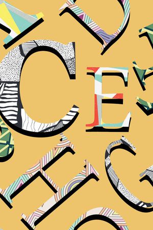 字母印花华亿平台图片