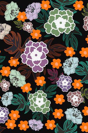 鲜花印花华亿平台图片