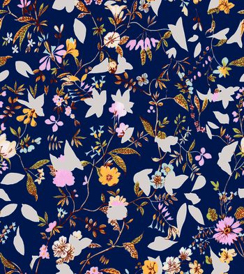 花卉蝴蝶印花华亿平台图片