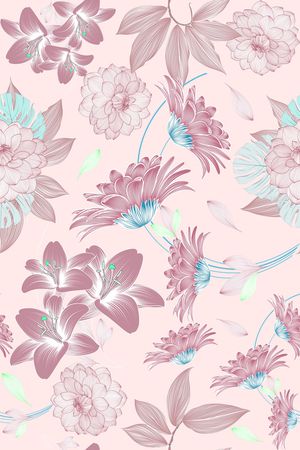 连衣裙印花华亿平台图片