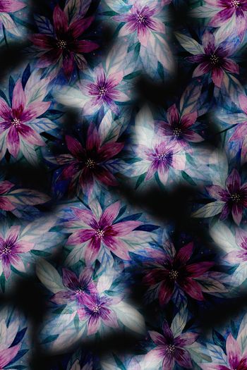 连衣裙印花华亿平台图片