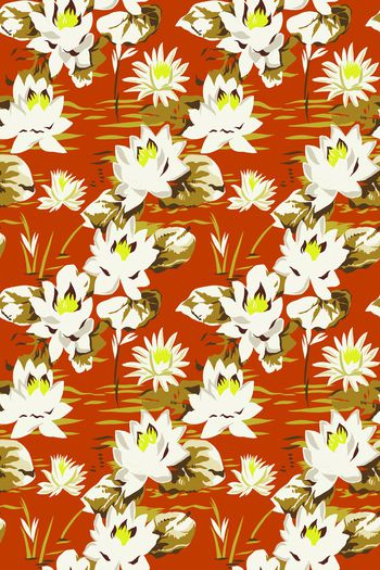 连衣裙印花华亿平台图片