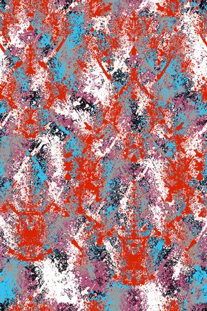 抽象男装印花华亿平台图片