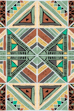 几何印花华亿平台图片