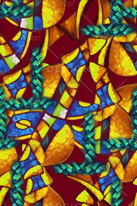 几何印花华亿平台图片