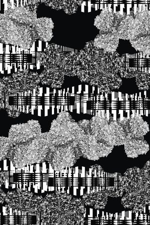 线条印花华亿平台图片