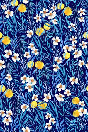 绿植树叶印花华亿平台图片