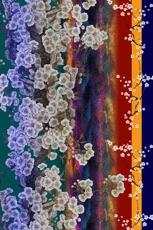 梅花印花华亿平台图片