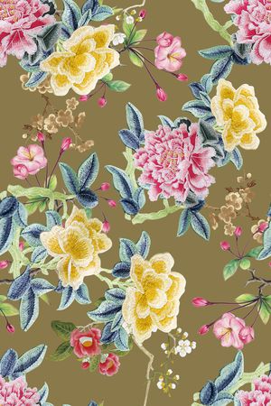 梅花印花华亿平台图片