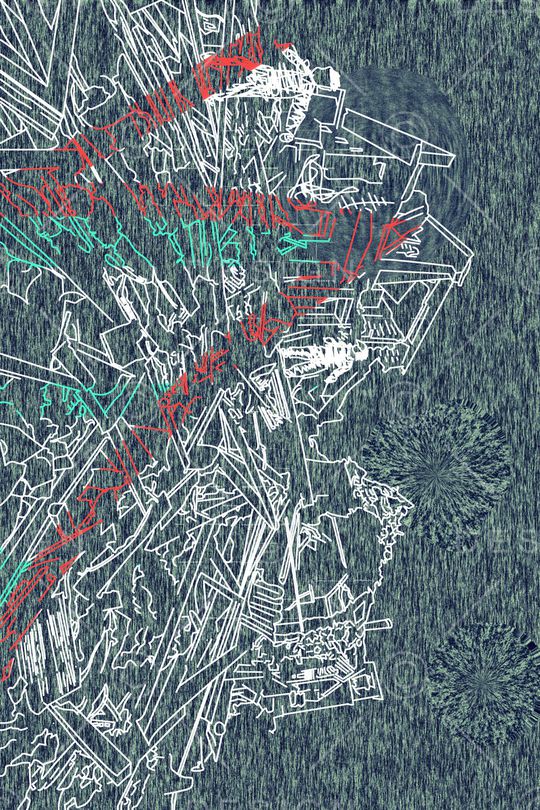 马赛克印花华亿平台图片