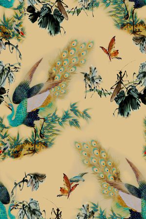 香云纱印花华亿平台图片