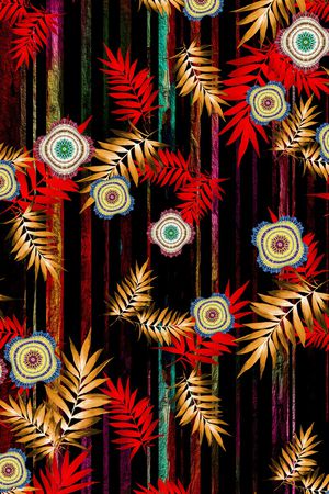 几何印花华亿平台图片