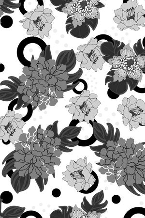 鲜花印花华亿平台图片