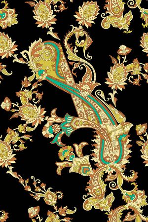 佩斯利印花华亿平台图片