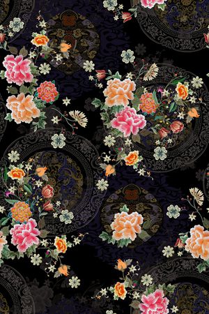 香云纱印花华亿平台图片