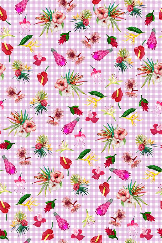 格子印花华亿平台图片