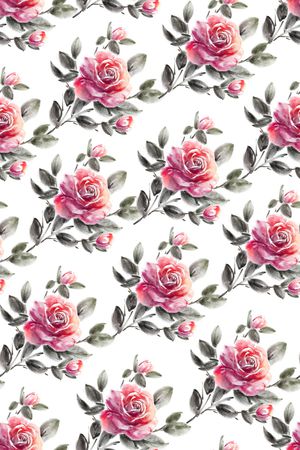 玫瑰花印花华亿平台图片