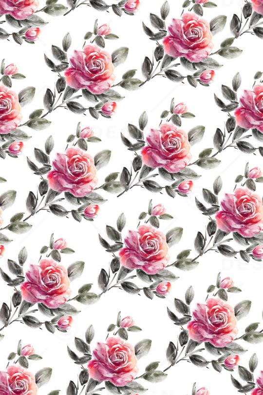 玫瑰花印花华亿平台图片