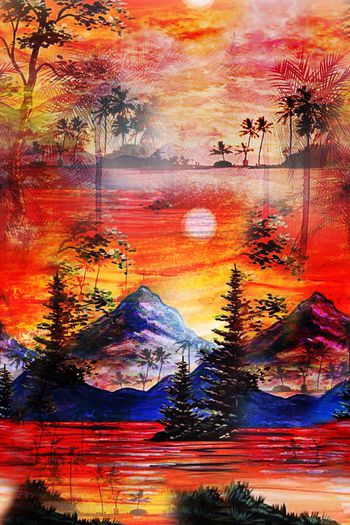 定位花印花华亿平台图片