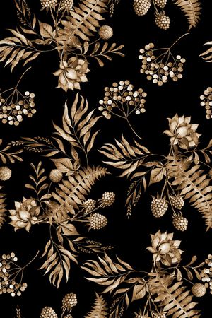 枝叶印花华亿平台图片