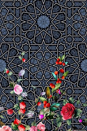 女装定位花印花华亿平台图片