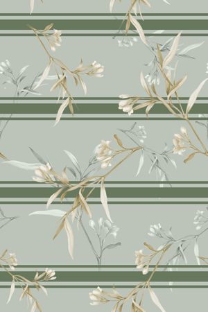 几何花卉印花华亿平台图片