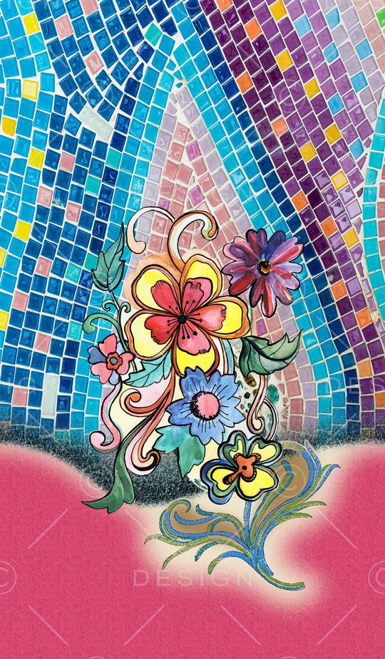 定位花印花华亿平台图片