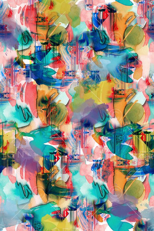 绿植树叶印花华亿平台图片