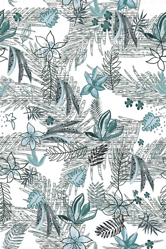 花卉蝴蝶印花华亿平台图片