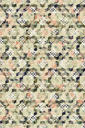 线条印花华亿平台图片