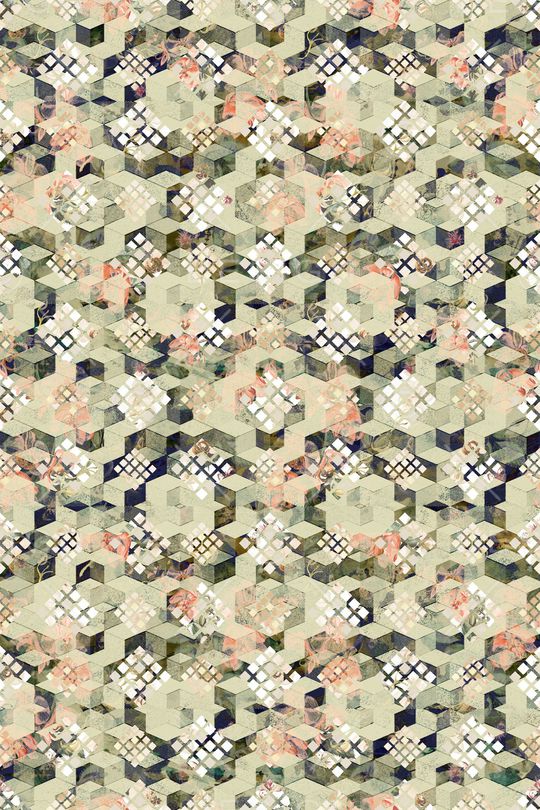 线条印花华亿平台图片