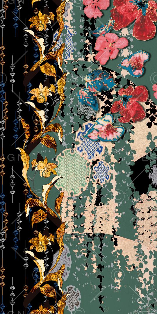 定位花印花华亿平台图片