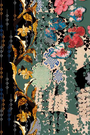 定位花印花华亿平台图片