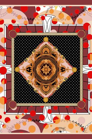 方巾印花华亿平台图片