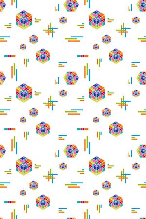 几何印花华亿平台图片