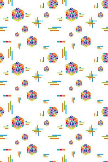 几何印花华亿平台图片