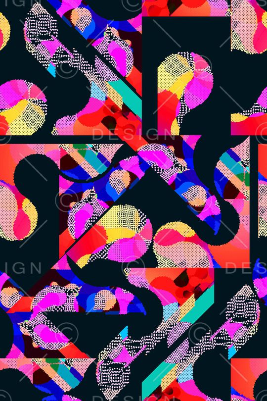 几何印花华亿平台图片