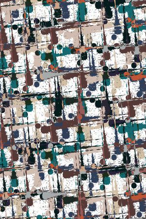 抽象男装印花华亿平台图片