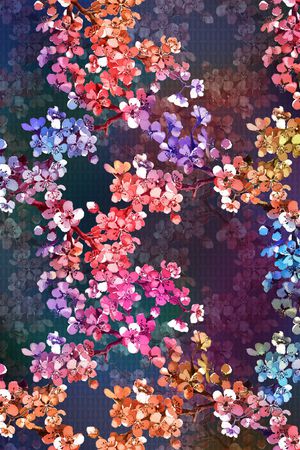 绿植树叶印花华亿平台图片