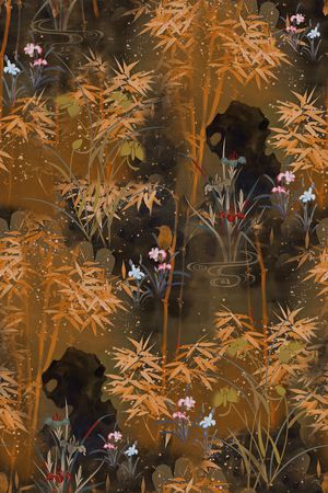 香云纱印花华亿平台图片