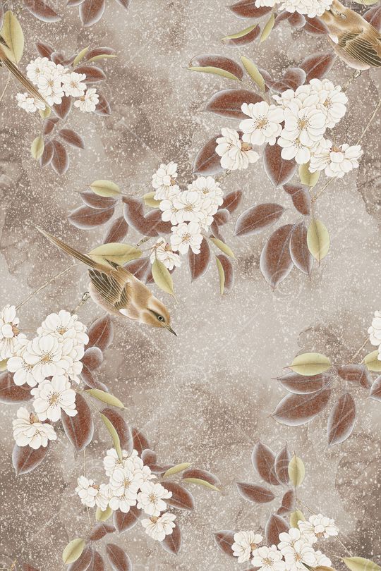 绿植树叶印花华亿平台图片