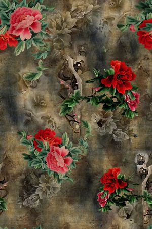 香云纱印花华亿平台图片