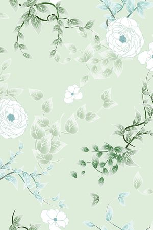 清爽底花卉印花华亿平台图片