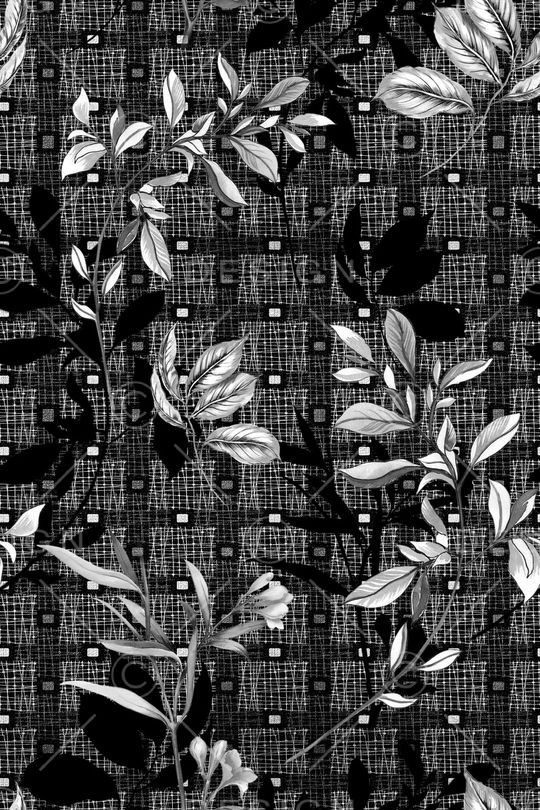 绿植树叶印花华亿平台图片