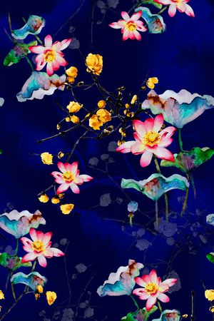 旗袍印花华亿平台图片