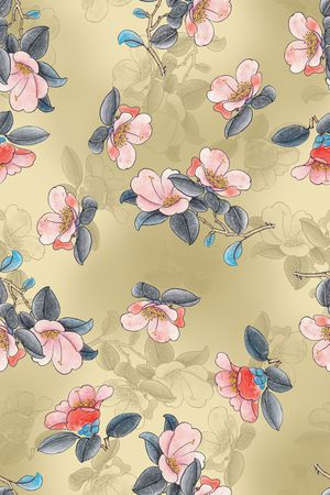 旗袍印花华亿平台图片